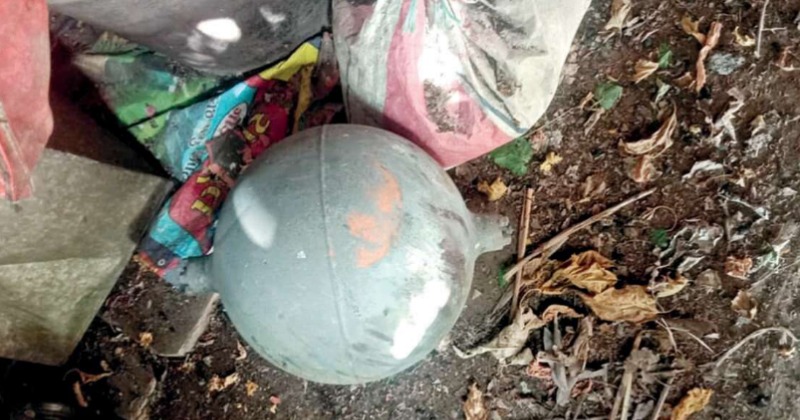 Metal Balls Fall From Sky In gujarat