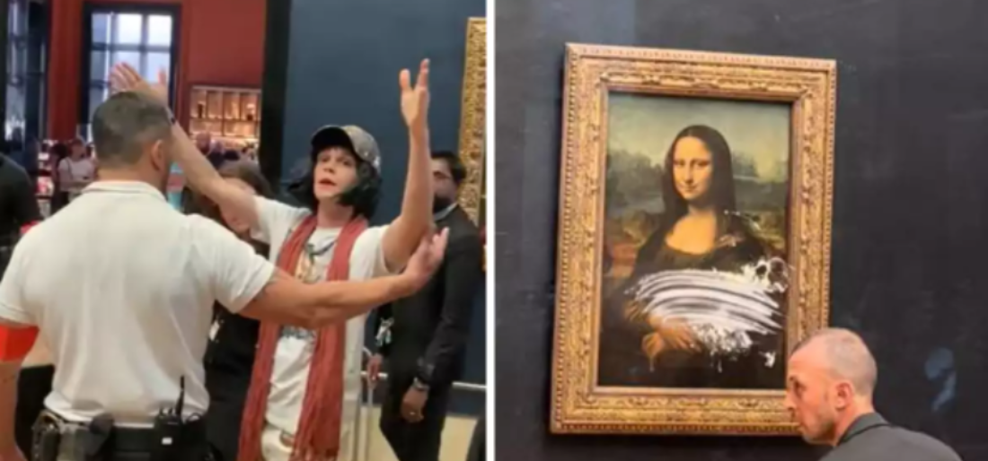 Man Tries To Vandalise The Mona Lisa