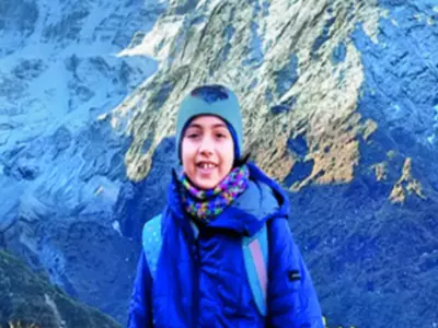 Ten-year-old Rhythm reached Everest Base