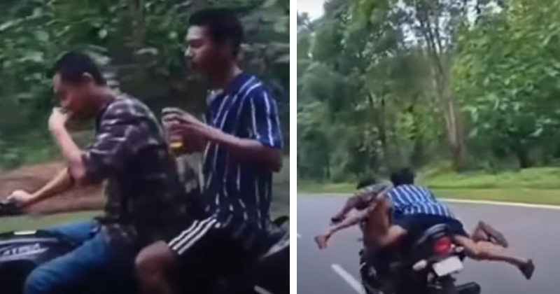 is drinking and riding a bike illegal