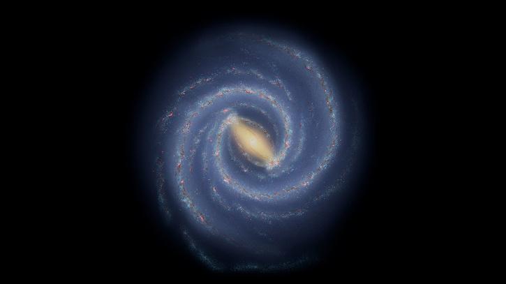 Large-Scale Structure' Found Lurking Behind the Milky Way
