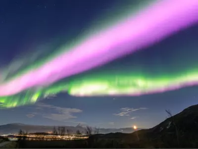 Rare Pink Aurora Spotted In Earth's Night Skies After A Solar Storm