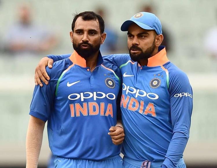 virat kohli and mohammed shami