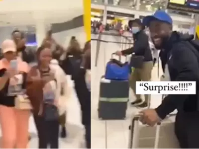 Husband Gets A Surprise On His 40th Birthday Trip From Wife