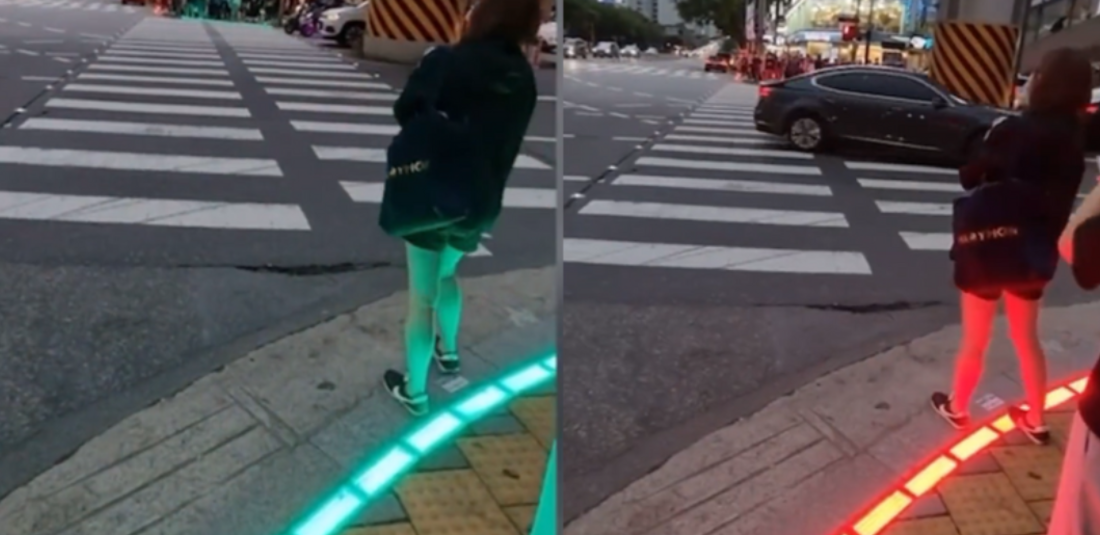 South Korea Installs Traffic lights On Street