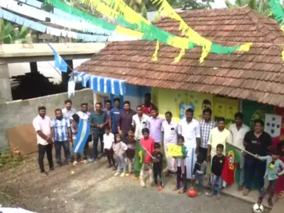 FIFA World Cup 2022 Kerala Football Fans Bought House to Watch Football 