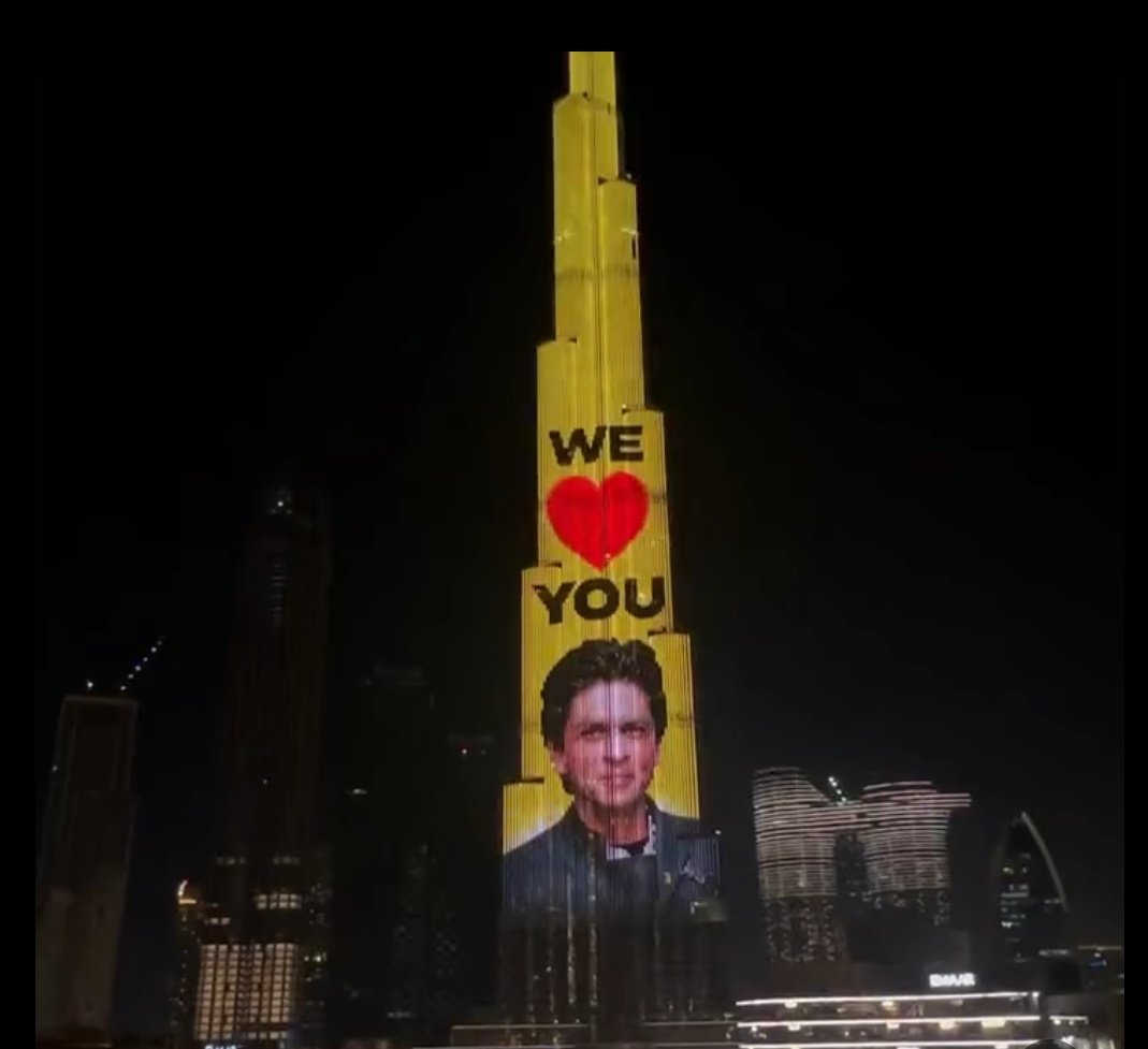 'We Love You': Burj Khalifa Lights Up On Shah Rukh Khan's Birthday For ...