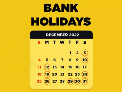 Bank Holidays December 2022