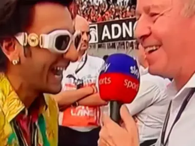 F1 Veteran Martin Brundle Fails To Recognise Ranveer Singh, Actor's Humble Response Wins Over The Internet