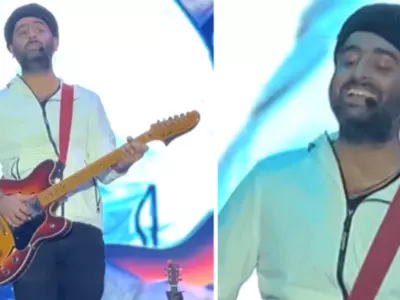 This Viral Video Of Arijit Singh Singing 'Pasoori' At A Concert Is Giving People 'Goosebumps'
