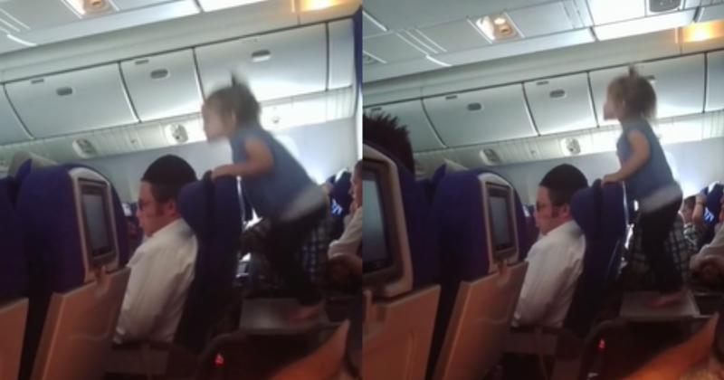 Video Of Child's 'Wild Run' On Long Flight Goes Viral