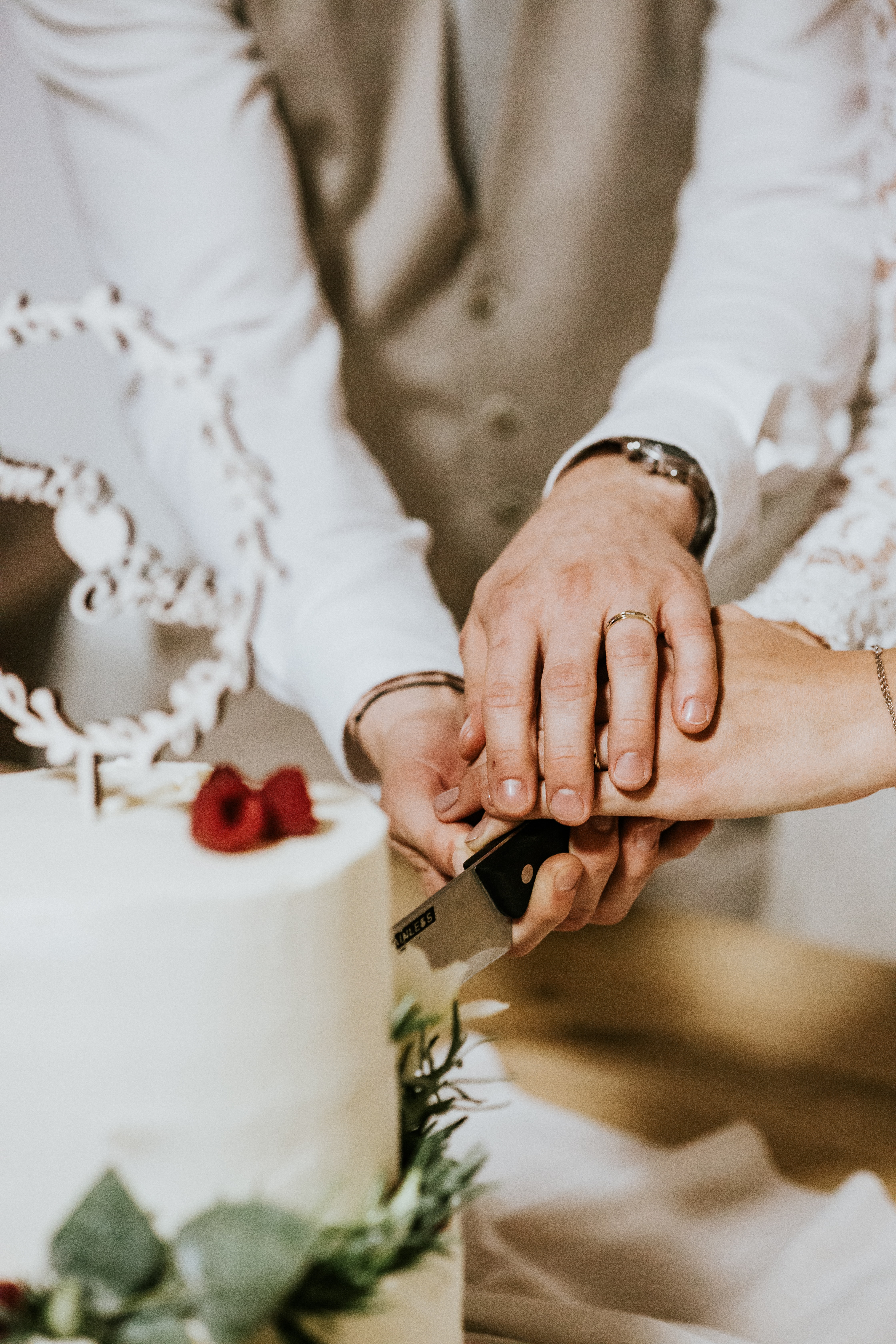 Groom Smashes Cake On Brides face picture