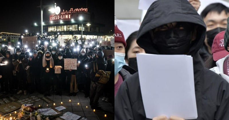 Xi Step Down Hundreds At Harvard Nyc Chicago Protest In Solidarity With Chinese Citizens