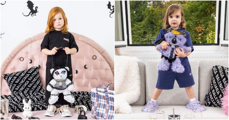 Balenciaga is dressing teddy bears up in bondage gear for kids to