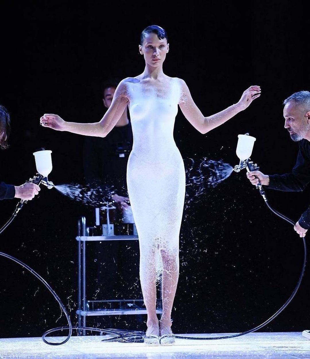 Spray-On Fabric Technology Featured in Paris Fashion Week - TOMORROW'S  WORLD TODAY®