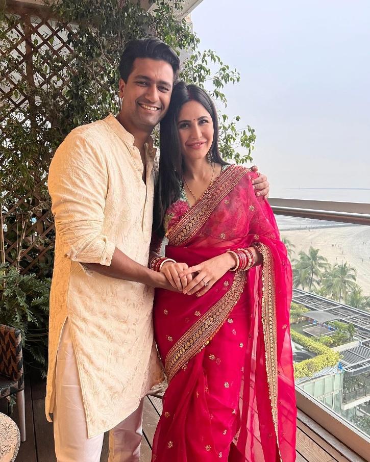 Katrina Kaif Embraces Vicky Kaushal's Cultural Traditions, Fans Call Them 'Couple Goals'