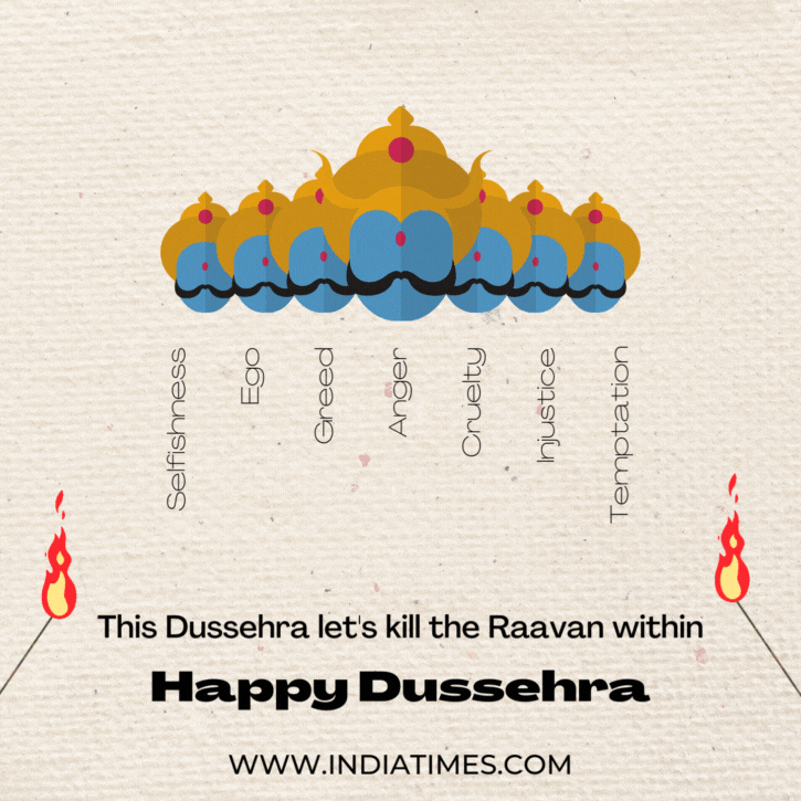 Happy Dussehra 2022 इन Best Wishes, Images, Quotes, GIF से दीजिए बुराई