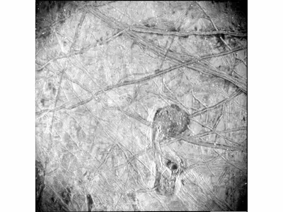For the First Time Ever High-Resolution Close-Up Image Of Jupiter's Moon, Europa Captured