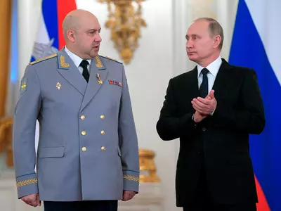 Sergei Surovikin And Vladimir Putin