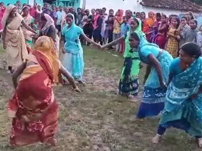 Chhattisgarh Women Play Kabaddi In Saree