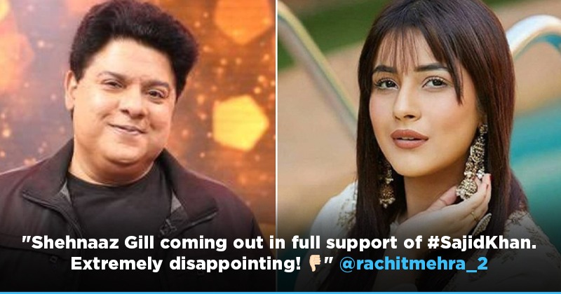 Fans Irked With Shehnaaz Gill For Supporting Sajid Khan's Entry In ...