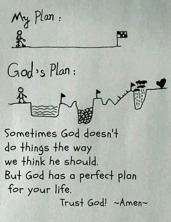 My Plan Vs God