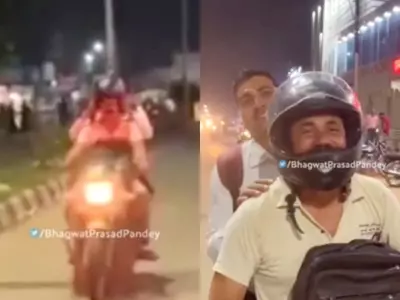 Bikers Try To Evade Police