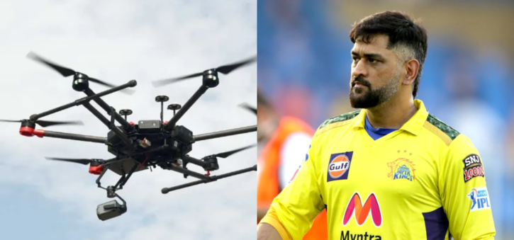 MS Dhoni launches Garuda Aerospace drone, its name is 