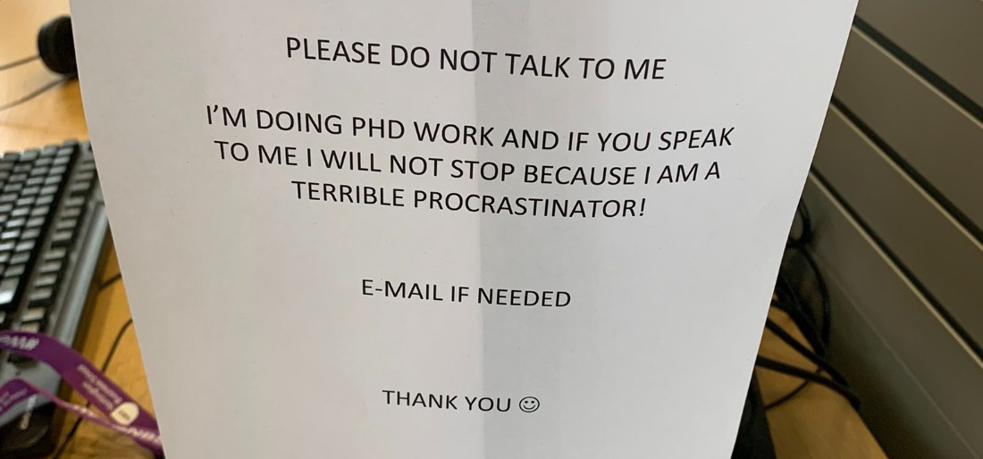 phd student procrastination