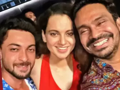 Kangana Ranaut Attends Salman Khan's Brother-In-Law's Birthday Party