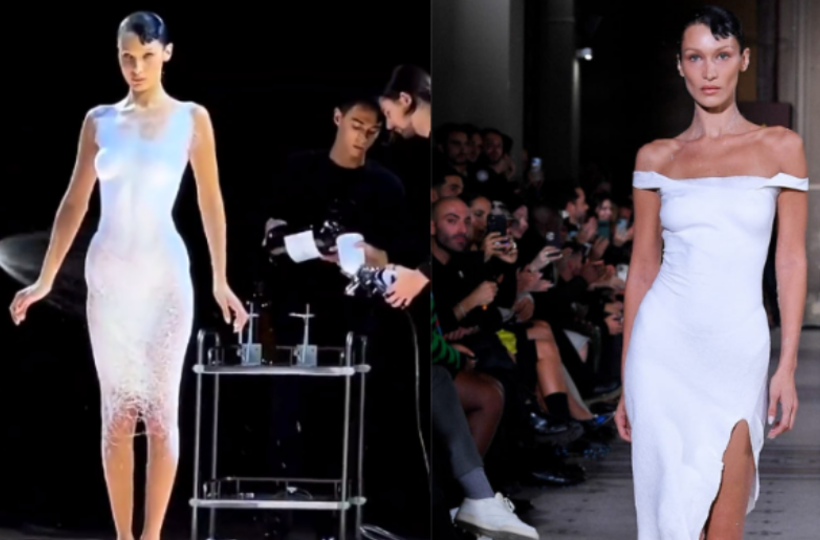 Bella and Gigi Hadid take to runway for the Coperni show during Paris  Fashion Week