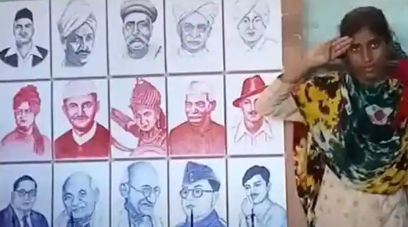 artist draws portraits of 15 revolutionaries anand mahindra shares video  