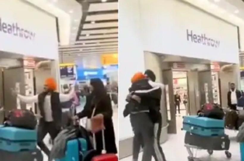 Man Breaks Into Bhangra While Welcoming Friend At Heathrow Airport