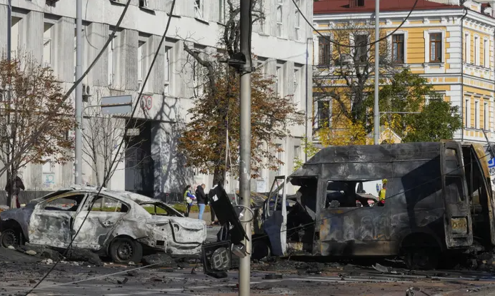 Ukrainian Cities Come Under Russian Attack Again, Multiple Blasts Leave ...