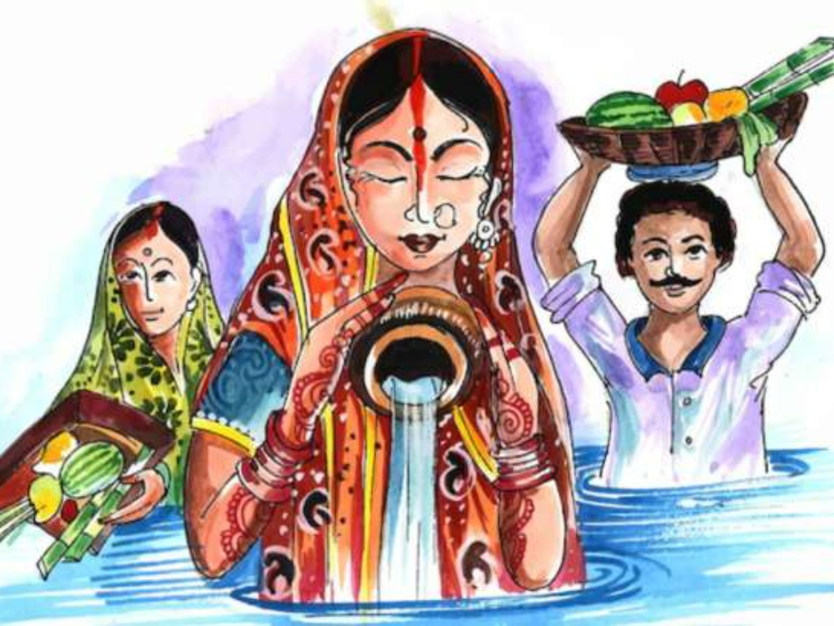 Chhath puja drawing easy how to draw chhath puja drawing happy chhath puja  pencil drawing – Artofit