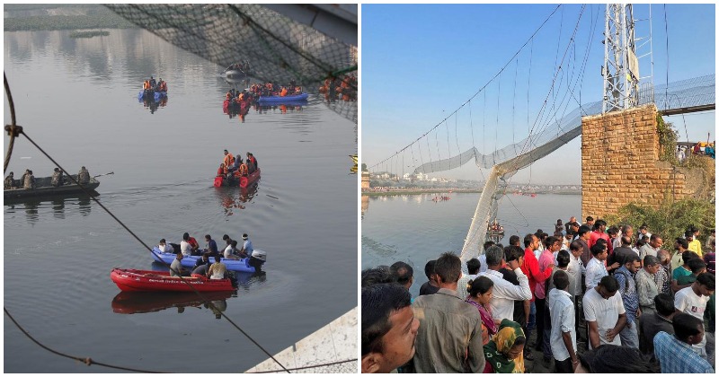 Gujarat 9 Arrested In Morbi Bridge Collapse That Killed Over 134 People