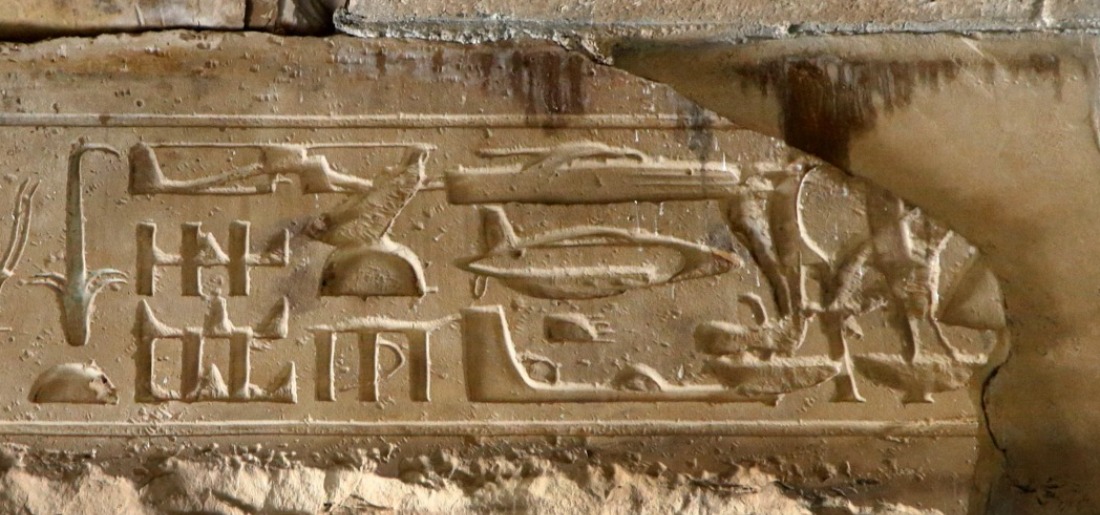 Egyptian Hieroglyphs With Helicopter-like Carvings discovered