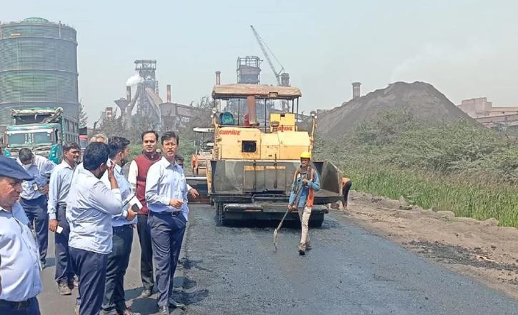 first steel road made in india