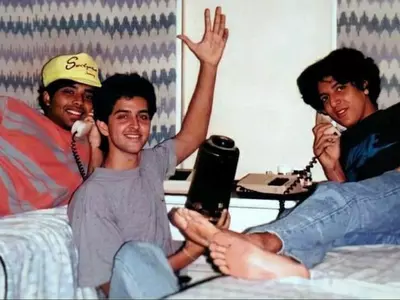  And the one on the right is Farhan Akhtar who a lot of people confused with Chunkey Panday. 