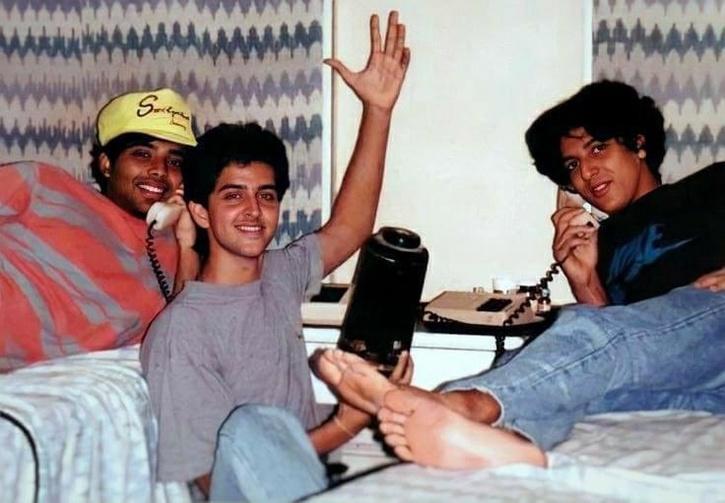  And the one on the right is Farhan Akhtar who a lot of people confused with Chunkey Panday. 