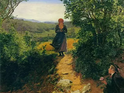 Internet thinks this 150-year-old painting shows a woman holding an iPhone