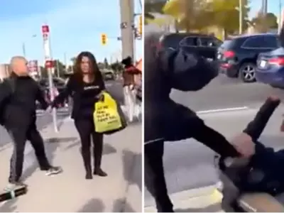 toronto man gets in a fight