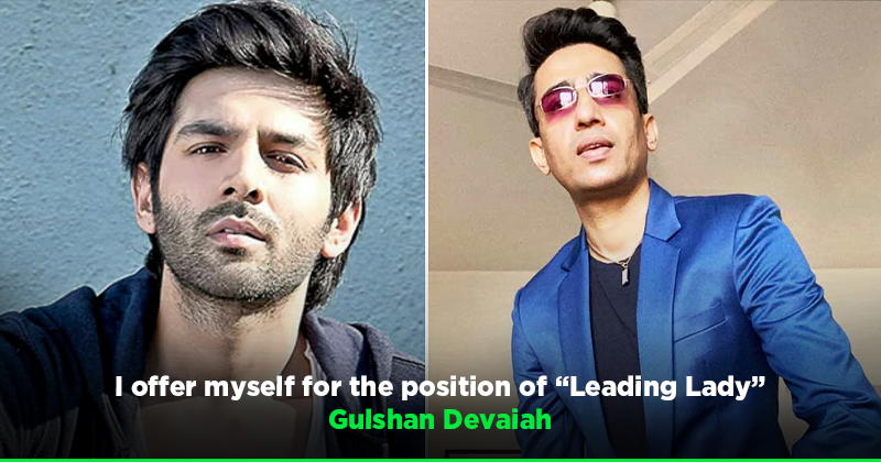 'Hate Story' Actor Gulshan Devaiah Offers To Play Kartik Aaryan's Lady ...