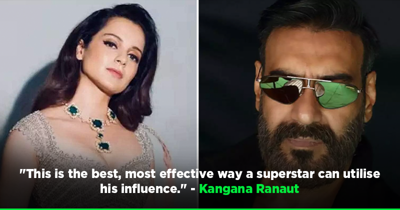 Kangana Lauds Ajay Devgn For Opening A Multiplex Months After Saying He Won’t Promote Her Film