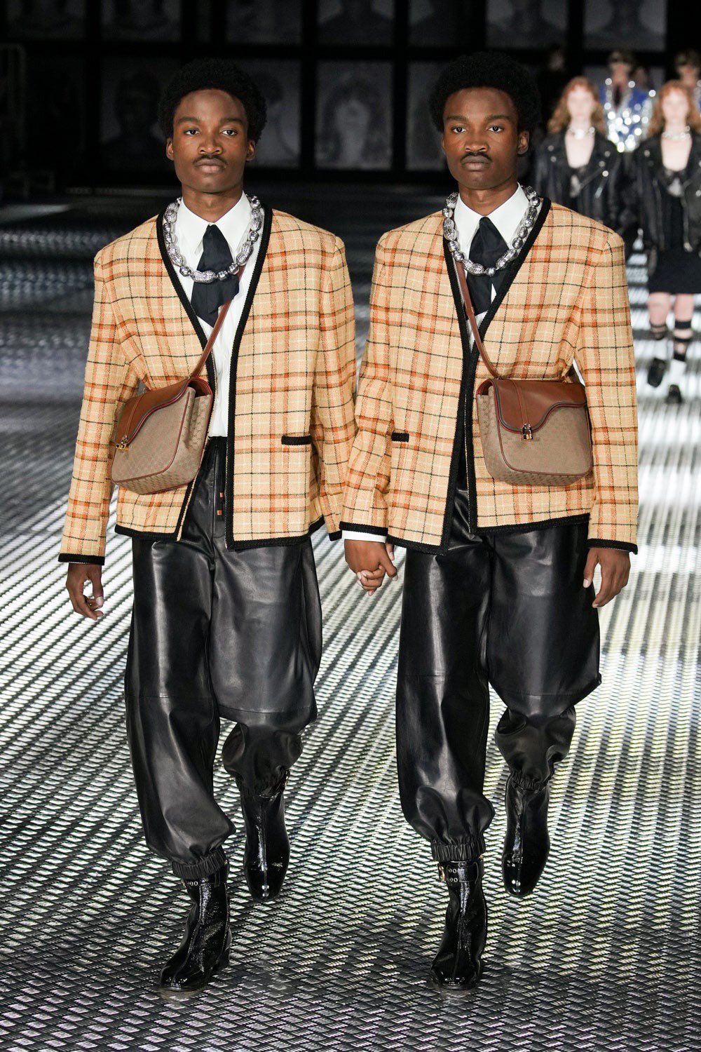 Gucci sends 68 sets of twins down a double runway to steal the