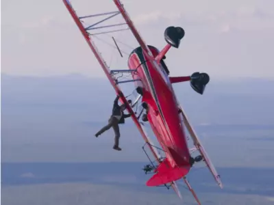 'Can't Believe This Moment', Fans On Tom Cruise Standing Atop Flying Plane Without Any Harness