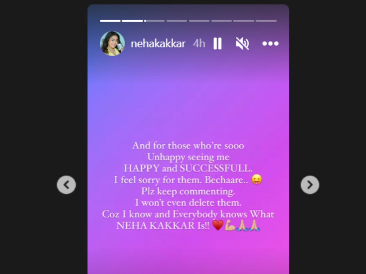 After Getting Brutally Trolled, Neha Kakkar Reacts To Criticism On ...