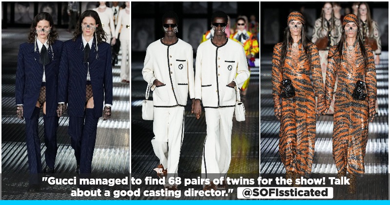 Why Gucci's Twins Show Will Go Down in Fashion History