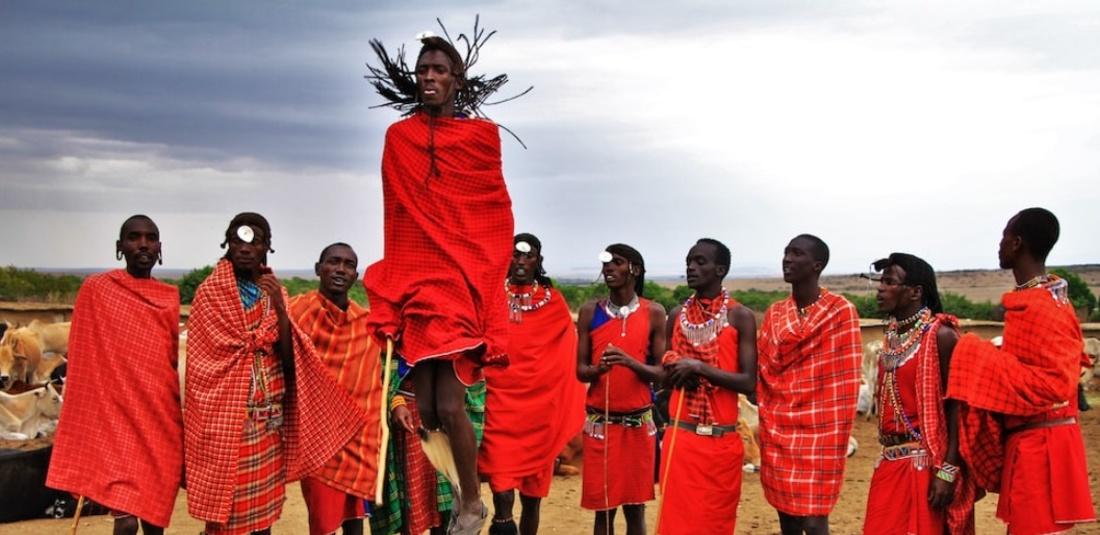 Maasai community africa worships cow and eats beef 