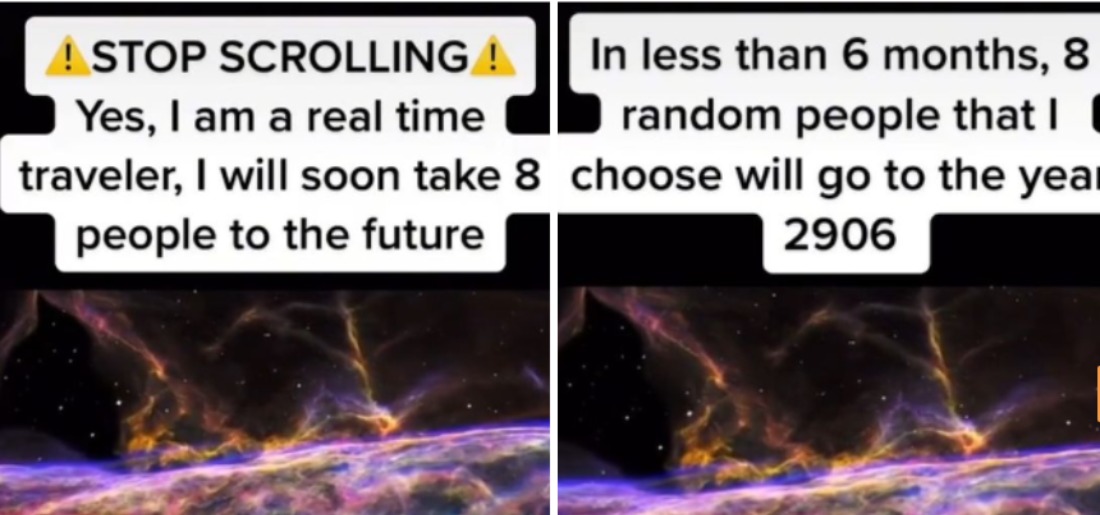 Time Traveller Says People Will Be Chosen Randomly To Visit Future